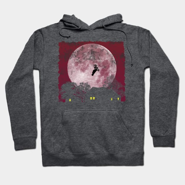 BMX Freestyle - Red Dawn Hoodie by MerlinArt